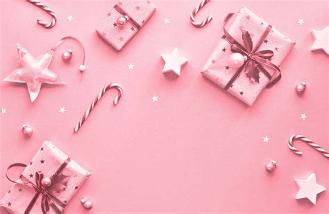 pink christmas desktop wallpaper|pink christmas background aesthetic.